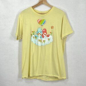 Care Bears Nose Kiss Short Sleeve Hot Topic Graphic T-Shirt Pastel Y2K Retro  L